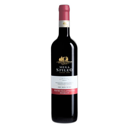 ΜΕΓΑ ΣΠΗΛΑΙΟ ΜΑΥΡΟ ΚΑΛΑΒΡ-MERLOT 750ml
