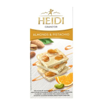 HEIDI GRANDOR ALMONDS & PISTACHIO ΣΟΚΟΛΑΤΑ 100gr.