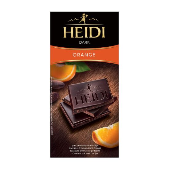 HEIDI DARK ORANGE ΣΟΚΟΛΑΤΑ 80gr.