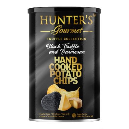 HUNTERS CHIPS BLACK TRUFFLE & PARMESAN 150gr.
